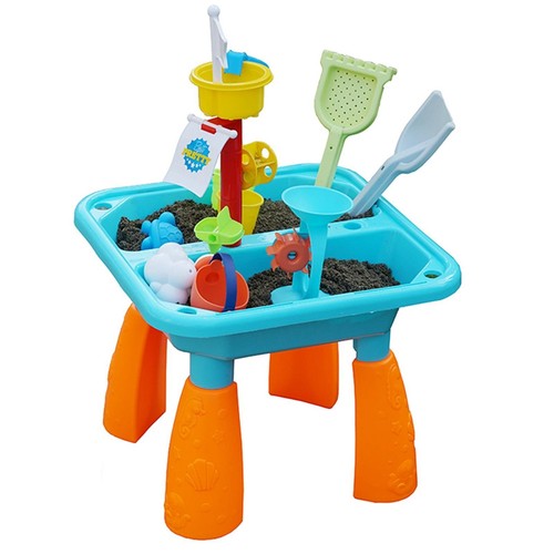 Sand pit and - and, table