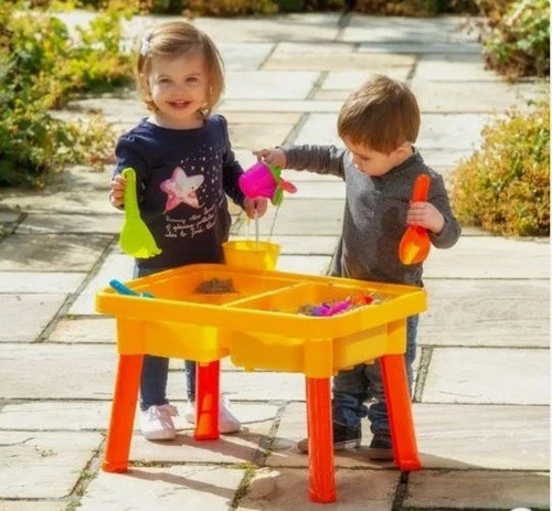 Sand and water table fishing - water,